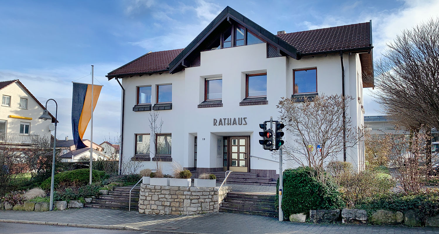 Bild: Das Rathaus von Gammelshausen · Foto: DIGNUS.DE Medien