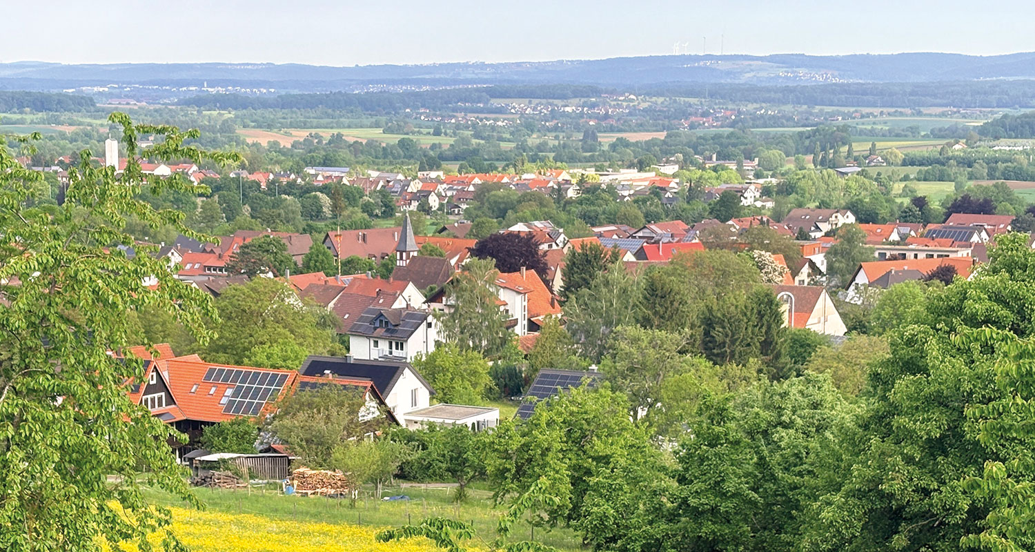 Bild: Blick auf Gammelshausen · Foto: DIGNUS.DE Medien